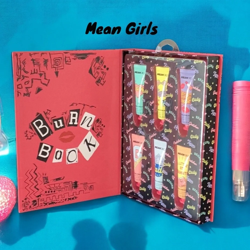 Mean Girls Burn Book 6 Hand Cream Set New In Box Gift Set Fan Favorite